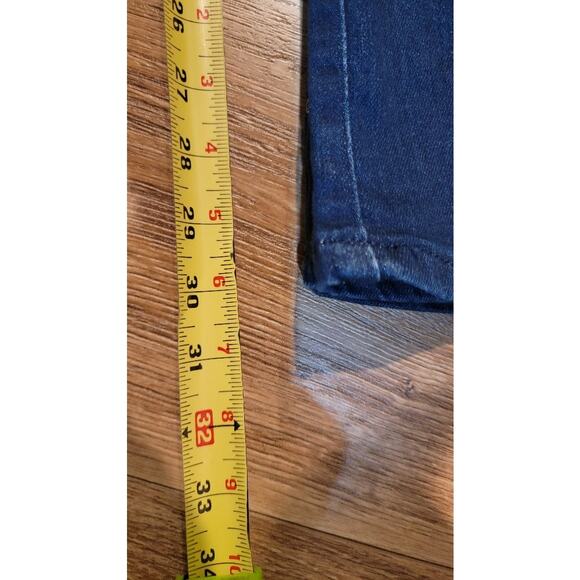 NWT Anthropologie Pilcro Jeans "The Icon" Women's Sz 34 Stretch Dark Blue - Picture 10 of 13